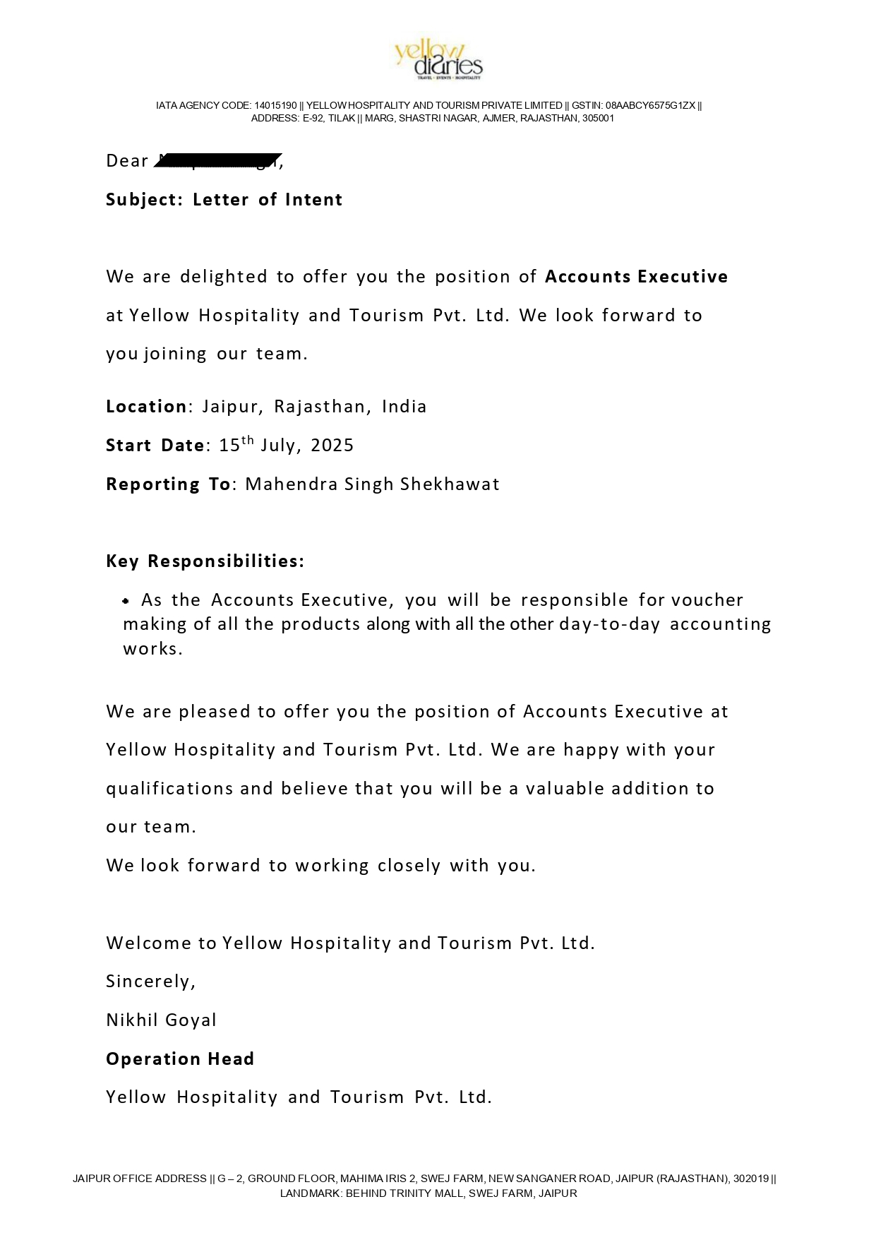 Offer Letter 10
