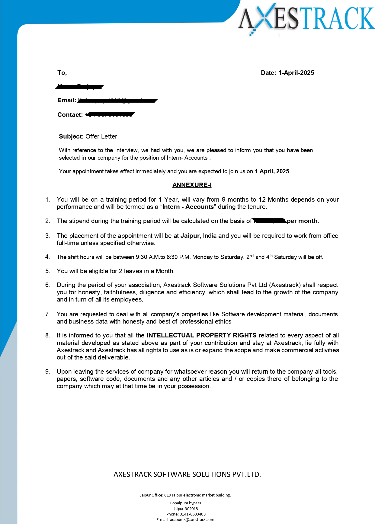 Offer Letter 11