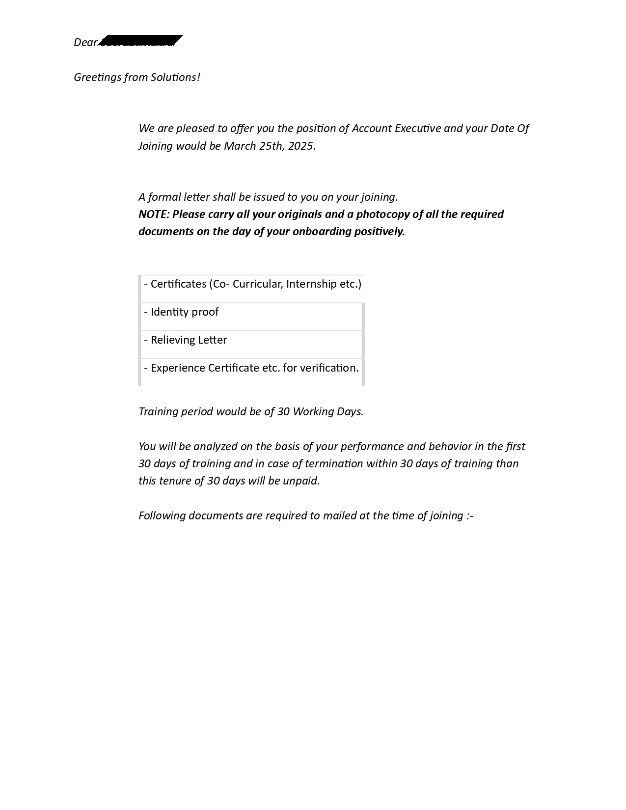 Offer Letter 6