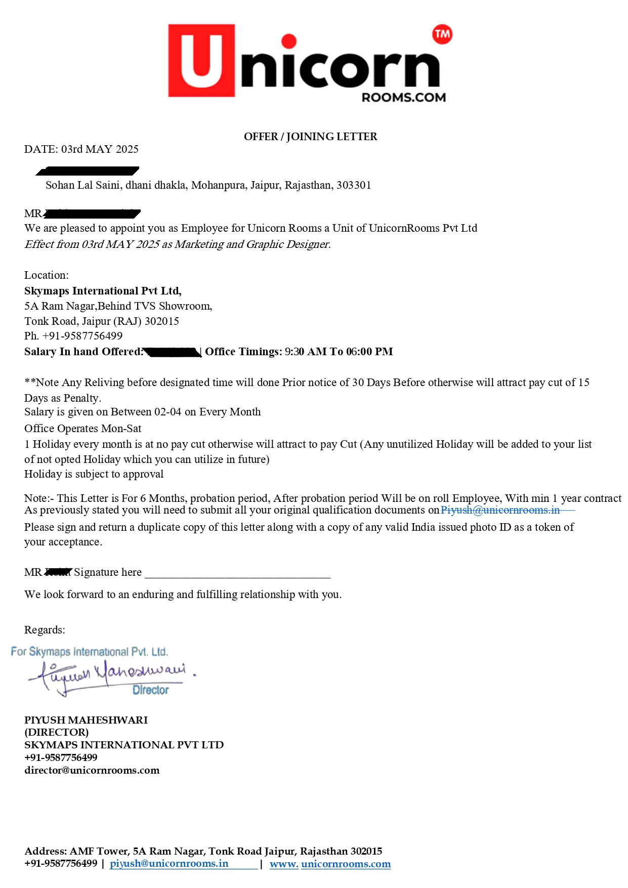 Offer Letter 7
